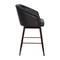Flash Furniture 26" Black LeatherSoft Counter Stool with Wood Legs AY-1928-26-BK-GG - alternate 8